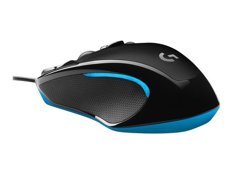 Logitech Gaming Mouse G300s - Mus - høyre- og venstrehåndet - optisk - 9 knapper - kablet - USB (910-004346)