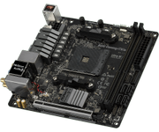 ASRock Fatal1ty B450 Gaming-ITX/ ac,  mITX AM4 Ryzen, Max 32GB, 1x M.2, 1x PCIe 3.0 x16, 4x SATA3, 2x USB 3.1 (1 Type-C), 4x USB 3.0 (B450-Gaming-ITX/ac)