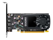 PNY NVIDIA Quadro P1000 - grafikkort - Quadro P1000 - 4 GB - Adapters Included (VCQP1000V2-PB)