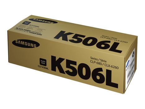 Samsung CLT-K506L - svart - original - tonerpatron (CLT-K506L/ELS)