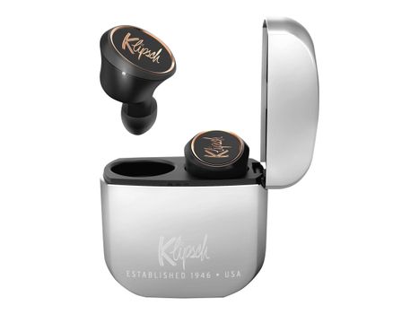 Klipsch T5 True Wireless - Black Ekte trådløse øretelefoner med mikrofon, Bluetooth 5, SBC, AAC, aptX (1067567)