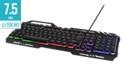 Deltaco Gaming-tastatur med RGB bakbelysning
