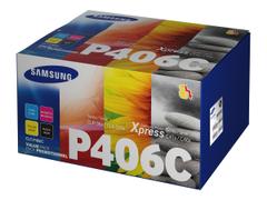Samsung CLT-P406C Value Pack - 4-pack - svart, gul, cyan, magenta - original - tonerpatron