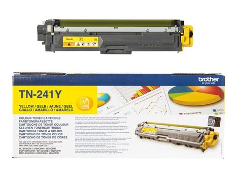 Brother TN-241Y - Gul - original - tonerpatron - for Brother DCP-9015, DCP-9020, HL-3140, HL-3150, HL-3170, MFC-9140, MFC-9330, MFC-9340 (TN241Y)