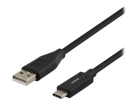 Deltaco Type-A - Type-C 2m, USB2.0 480Mb/s (USBC-1006)