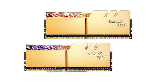 G.SKILL Trident Z Royal 16GB 2x8GB DDR4, 4600MHz, CL18-22-22-42 (F4-4600C18D-16GTRG)