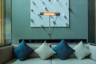 Tundra Terrassevarmer 2000W m/ fjernkontroll (TUNDRA-1019)