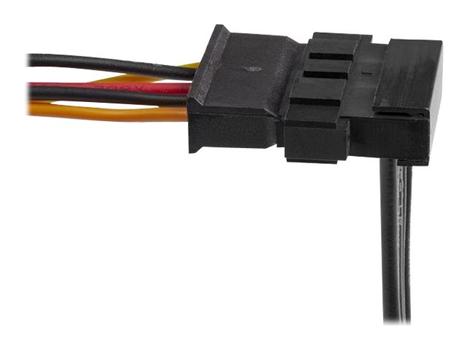 StarTech 4x SATA Power Splitter Adapter Cable - Strømsplitter - SATA-strøm (hann) til SATA-strøm (hunn) - 40 cm - svart (PYO4SATA)