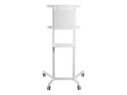 Neomounts by Newstar NS-M1250WHITE Mobile Flat Screen Floor Stand height 160cm 37-70inch White (NS-M1250WHITE)