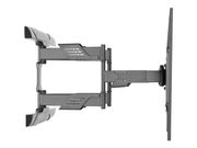 Deltaco Office ARM-0258 - Ultra-Slim brakett - full bevegelse - for LCD TV / kurvet LCD TV - matt svart (ARM-0258)