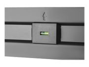 Deltaco Office ARM-0150 - Ultra-Slim - brakett - fast - for LCD TV / kurvet LCD TV - matt svart (ARM-0150)