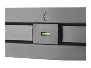 Deltaco Office ARM-0151 - Ultra-Slim - brakett - fast - for LCD TV / kurvet LCD TV - matt svart (ARM-0151)