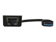 StarTech USB 3.0 to Gigabit Ethernet Adapter - 10/ 100/ 1000 NIC Network Adapter - USB 3.0 Laptop to RJ45 LAN (USB31000S) - Nettverksadapter - USB 3.0 - Gigabit Ethernet - svart (USB31000S)