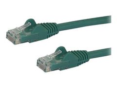 StarTech 1m CAT6 Ethernet Cable, 10 Gigabit Snagless RJ45 650MHz 100W PoE Patch Cord, CAT 6 10GbE UTP Network Cable w/Strain Relief, Green, Fluke Tested/Wiring is UL Certified/TIA - Category 6 - 24AWG (N6PATC1