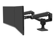 Ergotron LX Dual Side-by-Side Arm - monteringssett - for 2 LCD-skjermer (45-245-224)