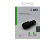 Belkin BOOST CHARGE Dual Charger billader - USB-C Power Delivery - 36W (2x 18W) (CCB002btBK)