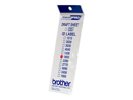 Brother ID1850 - stempel-ID-etiketter - 12 etikett(er) - 18 x 50 mm (ID1850)
