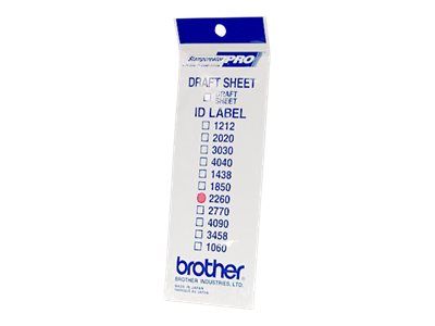 Brother id2260 - stempel-ID-etiketter - 12 etikett(er) - 22 x 60 mm (ID2260)