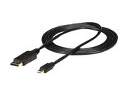 StarTech 6ft Mini DisplayPort to DisplayPort Cable - M/M - mDP to DP 1.2 Adapter Cable - Thunderbolt to DP w/ HBR2 Support (MDP2DPMM6) - DisplayPort-kabel - Mini DisplayPort (hann) til DisplayPort (hann) - 1.8 (MDP2DPMM6)