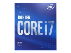 Intel Core i7-10700F 2.9GHz-4.8GHz 16MB LGA1200, 65W, med kjøler - uten grafikkprosessor