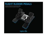 Logitech Flight Rudder Pedals - pedaler - kablet (945-000005)