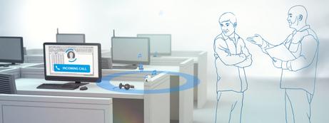 PLENOM Kuando Busylight UC Omega - Presence, Ringer & Notification - opptattlampeindikator for hodesett for hodesett (15410)