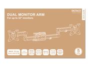 Deltaco monitorarm for to 17''-32'' VESA 75x75, 100x100 (DELO-0158)
