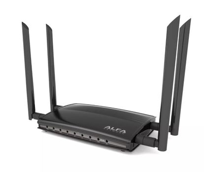 Alfa Network AC1200R Wi-Fi Router Perfekt for å få bedre internett-dekning hjemme (AC1200R)