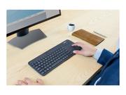 Logitech Wireless Touch Keyboard K400 Plus - tastatur - Nordisk - svart Inn-enhet (920-007141)