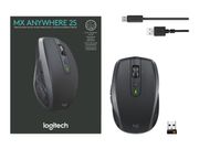 Logitech MX Anywhere 2S - mus - Bluetooth,  2.4 GHz - grafitt (910-005153)