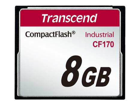 Transcend Industrial - flashminnekort - 8 GB - CompactFlash (TS8GCF170)