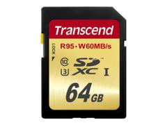 Transcend Ultimate - Flashminnekort - 64 GB - UHS Class 3 - SDXC UHS-I