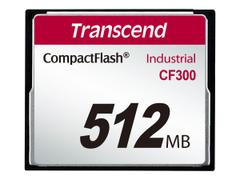 Transcend CF300 Industrial - flashminnekort - 512 MB - CompactFlash