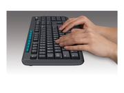 Logitech Wireless Keyboard K270 - tastatur - Russisk Inn-enhet (920-003757)