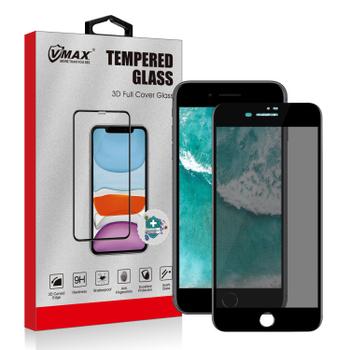 VMAX skjermbeskytter iPhone 7+/8+ - svart, herdet glass (VX-IP7/8PLUS-3D-SV)