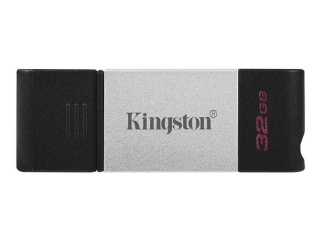 Kingston DataTraveler 80 - USB-flashstasjon - 32 GB (DT80/32GB)