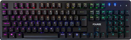 Fourze GK130 Gaming Keyboard, mechanic