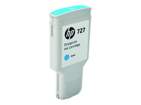 HP 727 - høykapasitets - cyan - original - DesignJet - blekkpatron (F9J76A)