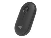 Logitech Pebble M350 - mus - Bluetooth,  2.4 GHz - grafitt (910-005718)