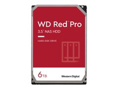 WD Red Pro NAS 6TB Hard Drive, 3.5", 256MB, SATA 6Gb/s, 7200rpm