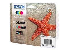 Epson 603 Multipack - 4-pack - svart, gul, cyan, magenta - original - blekkpatron