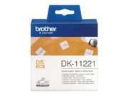 Brother DK-11221 - merkelapper - 1000 etikett(er) - 23 x 23 mm (DK-11221)