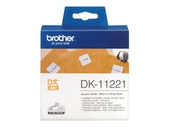 Brother DK-11221 - merkelapper - 1000 etikett(er) - 23 x 23 mm