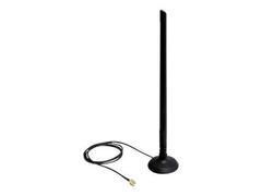 Delock SMA WLAN Antenna with Magnetic Stand and Flexible Joint 6.5 dBi - antenne