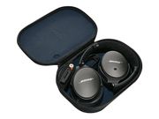 Bose QuietComfort 25 Acoustic Noise Cancelling - Hodetelefoner med mikrofon - full størrelse - kablet - aktiv støydemping - 3,5 mm jakk - svart (715053-0010)