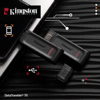 Kingston DataTraveler 70 USB-C-minnepinne 128GB