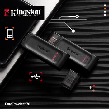 Kingston DataTraveler 70 USB-C-minnepinne 128GB (DT70/128GB)