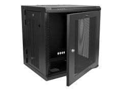StarTech 12U 19" Wall Mount Network Cabinet, 20" Deep 4 Post Hinged Locking IT Computer Equipment Enclosure with Shelf, Flexible Vented Switch Depth Data Rack Cisco 3850, 2960 Series - 12U Vented Cabinet (RK12