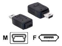 Delock USB-adapter - mini-USB type B til Micro-USB type B (65155)