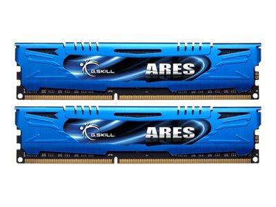 G.SKILL 8GB DDR3-1600 2x4GB Kit Ares blue, CL9 (F3-1600C9D-8GAB)